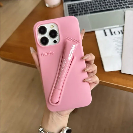 Coque iPhone étui à lèvres Rhode en silicone