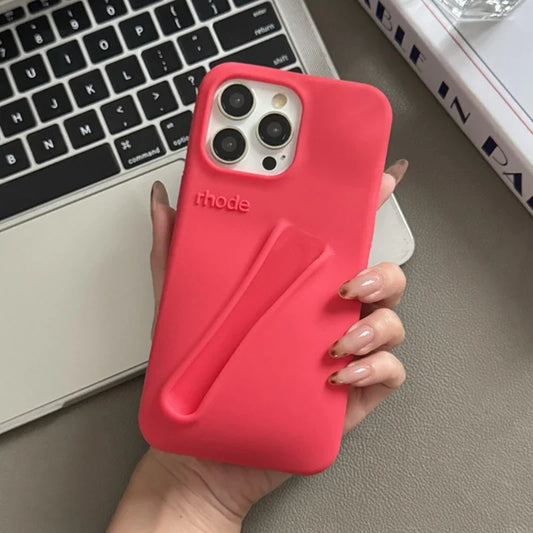 Coque iPhone étui à lèvres Rhode en silicone