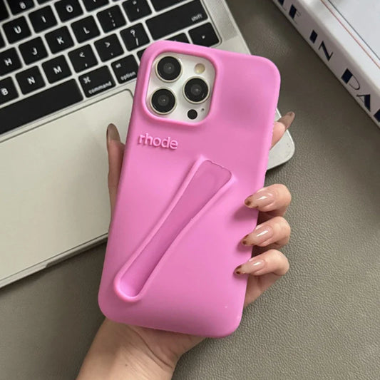 Coque iPhone étui à lèvres Rhode en silicone