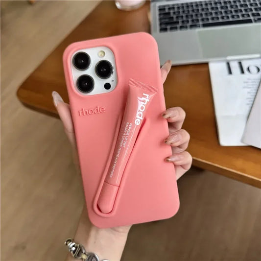 Coque iPhone étui à lèvres Rhode en silicone