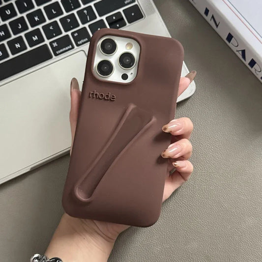 Coque iPhone étui à lèvres Rhode en silicone