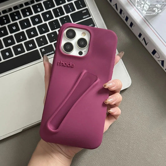 Coque iPhone étui à lèvres Rhode en silicone